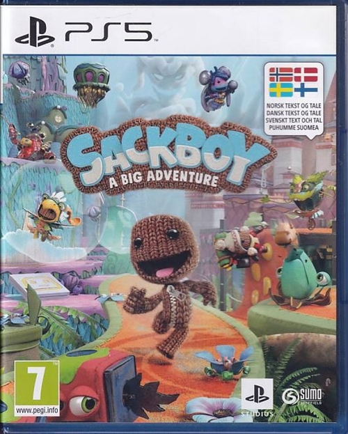 Sackboy - A Big Adventure - Nordisk version - Playstation 5 Spil (A Grade) (Genbrug)